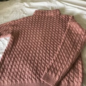 Pink sweater